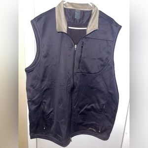 Slazenger Vest black with tan collar